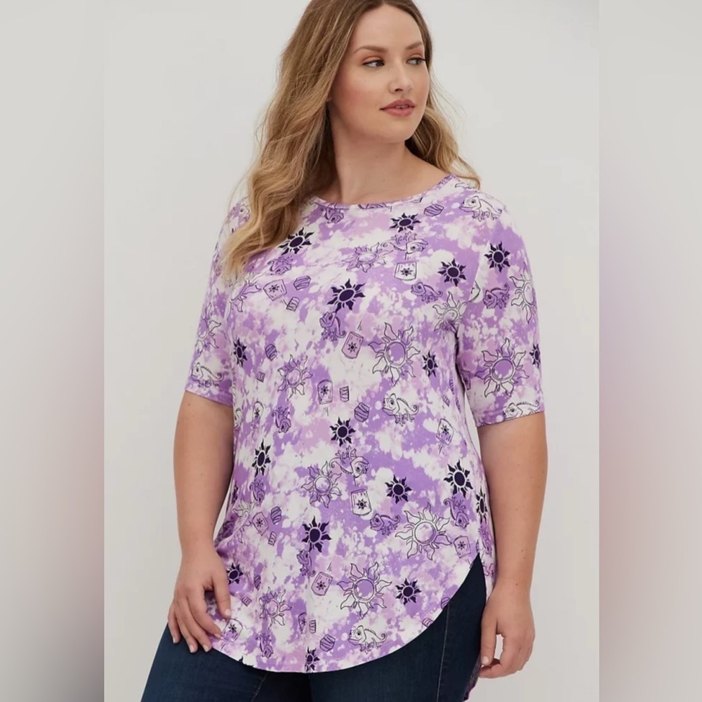 Torrid 4D Tangled Tie Die Tunic - Size 14/16 (1)